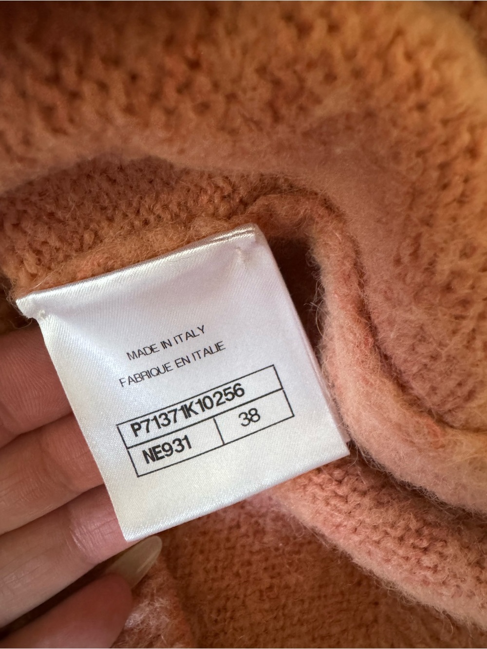 Chanel authentic 2021 alpaca sweater - Picture 6 of 8